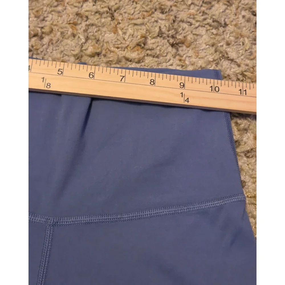 Nike Dri-Fit‎ Soft Athletic Leggings Women's Size Small Blue Inside Pocket